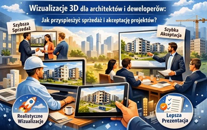 Wizualizacje 3D dla architektów i deweloperów